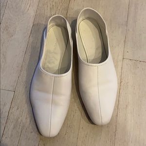 Vince Branine white leather loafer sz 9.5